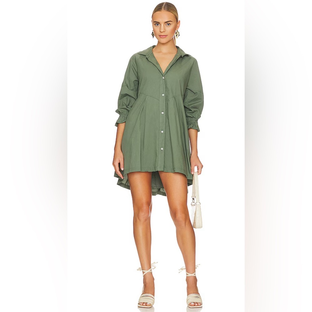 FREE PEOPLE • Hannah Poplin • Green